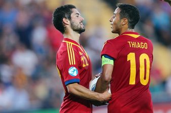 Thiago Alcantara and Isco combine in sensational Spanish move (Video)