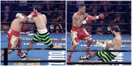 This brutal first round knock-out by Gabriel Bracero might be the best we’ve seen all year (Video)