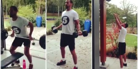 This is what Rio Ferdinand’s morning workout looks like (Video)