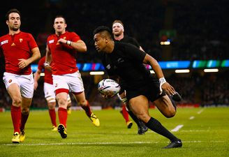 Julian Savea scores two beautiful tries to give New Zealand half-time lead