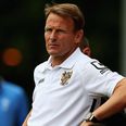 Is Teddy Sheringham coaching his goalkeepers to score from 95 yards? (Video)