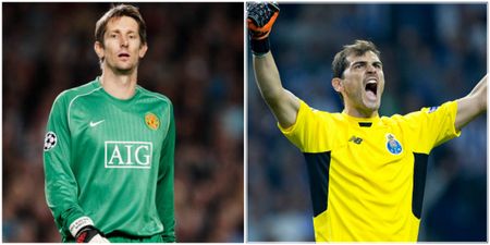 Manchester United legend Edwin van der Sar loses this record to Iker Casillas