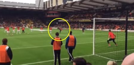 Watch Alexis Sanchez’s outrageous finish in the Arsenal warm-up…