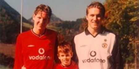 Bastian Schweinsteiger reveals the Man United legend he idolised as a child (Video)