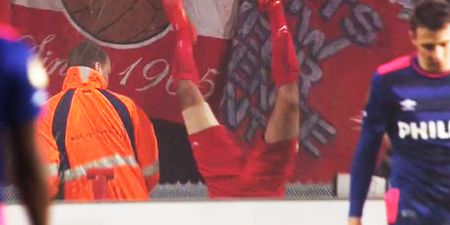FC Twente goalscorer dents his pride with embarrassing but hilarious celebration (Video)