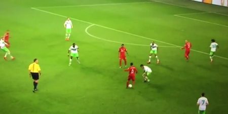 Former Man United target Thiago with a contender for the pass of the season (Video)