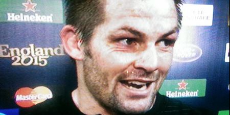 ITV reporter expecting Richie McCaw retirement exclusive was sorely disappointed (Video)