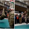 These double-hard Royal Marines show how to brutally disarm a knifeman (Video)
