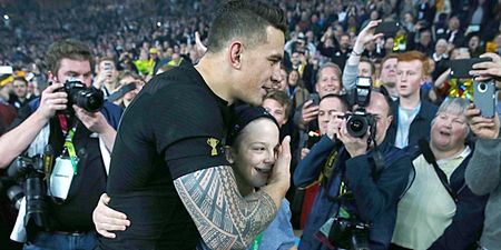 Sonny Bill Williams actually spurned a perfect opportunity to get his World Cup medal back