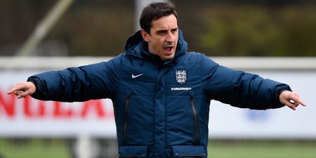 Gary Neville is tormenting Salford City managers with early morning text messages