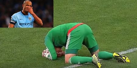 Vincent Kompany shows what a sound man he is with fine gesture of support for Belgium U’17 keeper