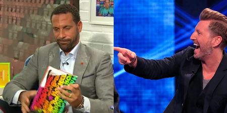 We doubt Rio Ferdinand will have any use for his birthday gift from Robbie Savage