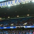 Rangers supporters pay respects ahead of Remembrance Sunday with huge tifo