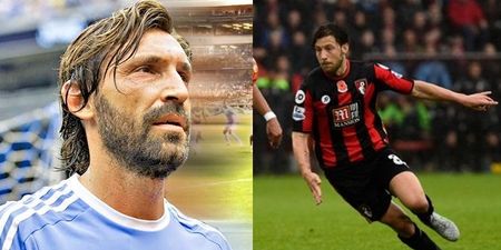 Does the new Andrea Pirlo play for Bournemouth? That’s what it says here…