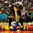 Basketball player continues violent vendetta with NBA mascots (Videos)