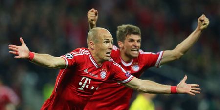 Thomas Muller can’t resist mocking Arjen Robben over Holland’s miserable Euro 2016 qualifying campaign