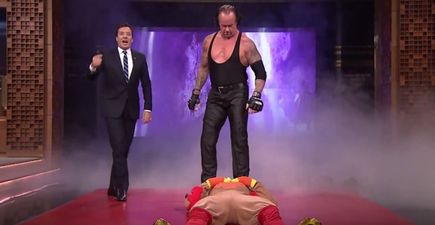 Watch The Undertaker tombstone a turkey on The Tonight Show (Video)