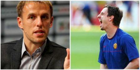 Gary Neville just can’t stop taking the p*ss out of brother Phil’s attempts at speaking Spanish