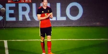 Belgium v Italy threw up one of those special moments in footballing history (Video)