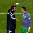 Irate Robbie Keane gets stuck into Bosnia *before* the game (Video)