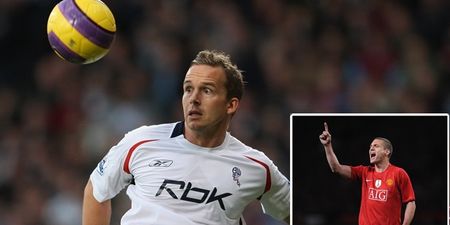 Kevin Davies reveals that Nemanja Vidic didn’t react well to a physical battle with him