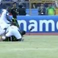 Honduras player could well have suffered the most horrific leg break in football [Warning: Graphic video]