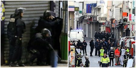 French police drag half naked and blood-stained man away as Paris siege ends (Pics)