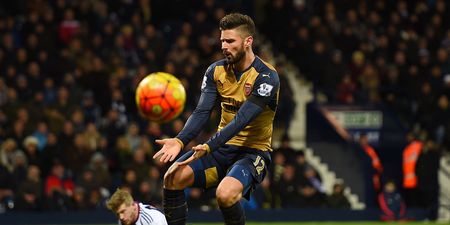 This stat suggests Arsenal were terribly unlucky to lose to West Bromwich Albion