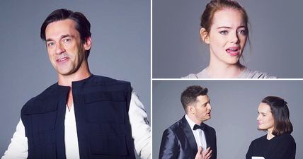 Star Wars: John Hamm, Emma Stone and Michael Buble star in hilarious ‘auditions’ (Video)