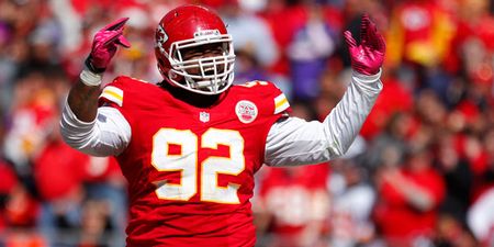 346lb Dontari Poe leaps his way into the NFL history books (Video)