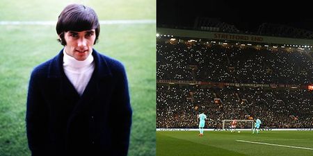 Old Trafford shines brightly in George Best tribute (Video)