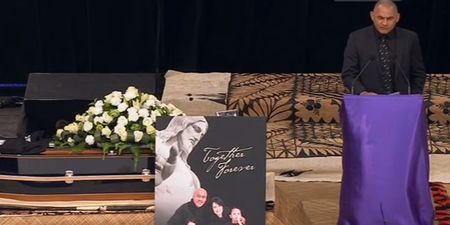 A warm, touching and funny eulogy in memory of Jonah Lomu delivered by a former All-Blacks team-mate (Video)