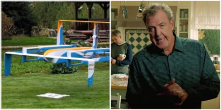 Jeremy Clarkson shows off Amazon’s high-tech new drones in this advert (Video)