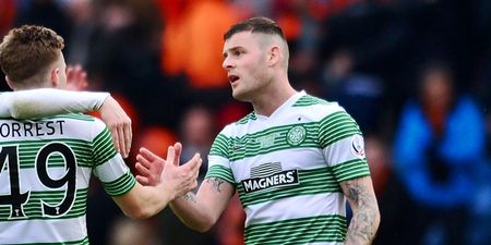 Anthony Stokes turned away from Celtic’s training ground after Twitter rant