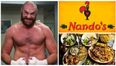 Tyson Fury demolished a 10,000-calorie Nando’s feast to celebrate world title win