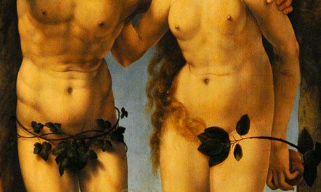 Adam and Eve painting detail