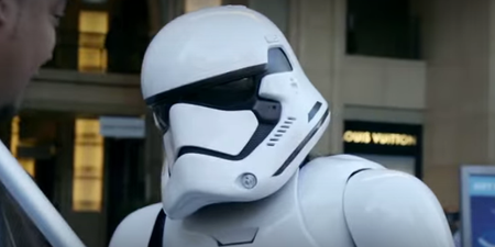 Watch Mark Hamill hit the streets disguised as a stormtrooper