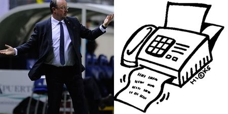 PIC: Definitive proof that Real Madrid’s fax machine isn’t actually broken