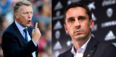 David Moyes has some words of warning for Gary Neville