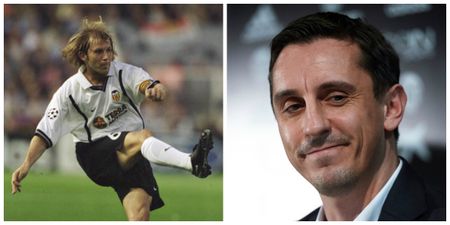 Valencia legend Mendieta offers words of advice for Gary Neville