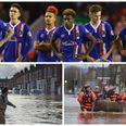 Carlisle United’s ground is swamped by floods…but the players’ response is amazing