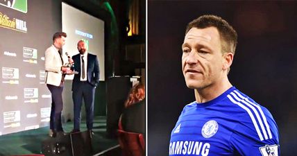 Robbie Savage’s cheeky reference to John Terry during award speech (Video)