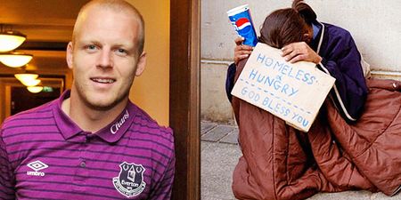Everton’s Steven Naismith proves once again he is one of football’s most generous blokes