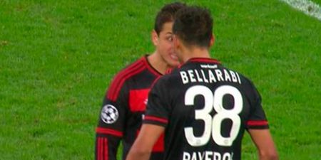 Chicharito almost came to blows with a teammate on Wednesday (Video)
