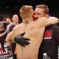 John Kavanagh shares scenes of changing room elation after Conor McGregor’s KO win