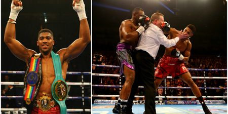 Anthony Joshua is already eyeing a tasty heavyweight fight with this next opponent