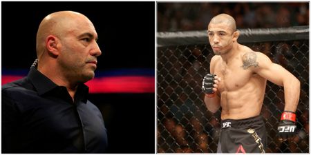 Joe Rogan was caught on mic saying Aldo looked ‘soft’ and ‘nervous as f**k’ seconds before McGregor fight (Video)