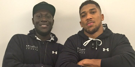Anthony Joshua campaigns for his best pal Stormzy to get the Christmas No1 single