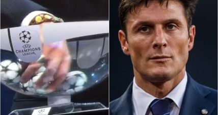 Some people genuinely believe Javier Zanetti fixed the Champions League draw (Video)