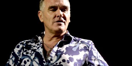 Morrissey is far from impressed with his Bad Sex Award